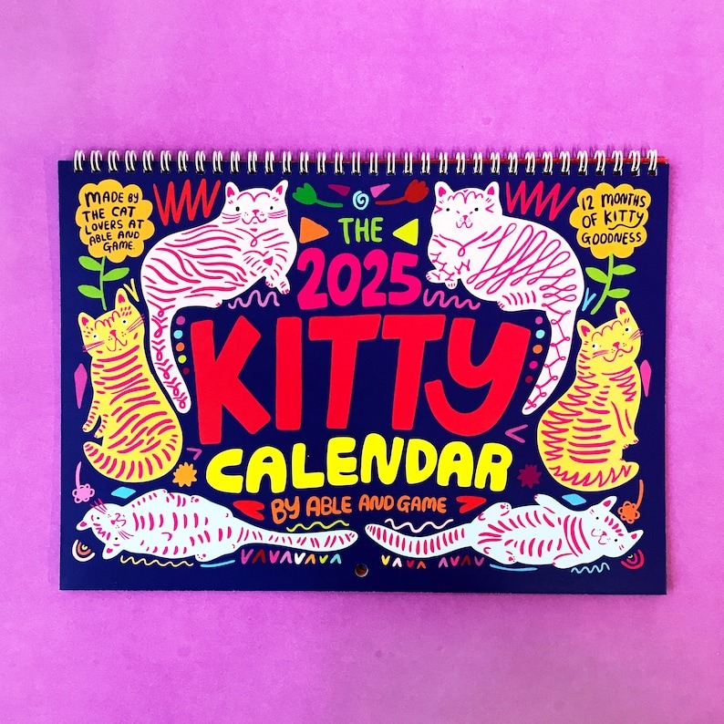 🐱2025 Kitty Calendar 