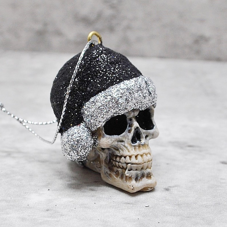 Santa Skull Bauble