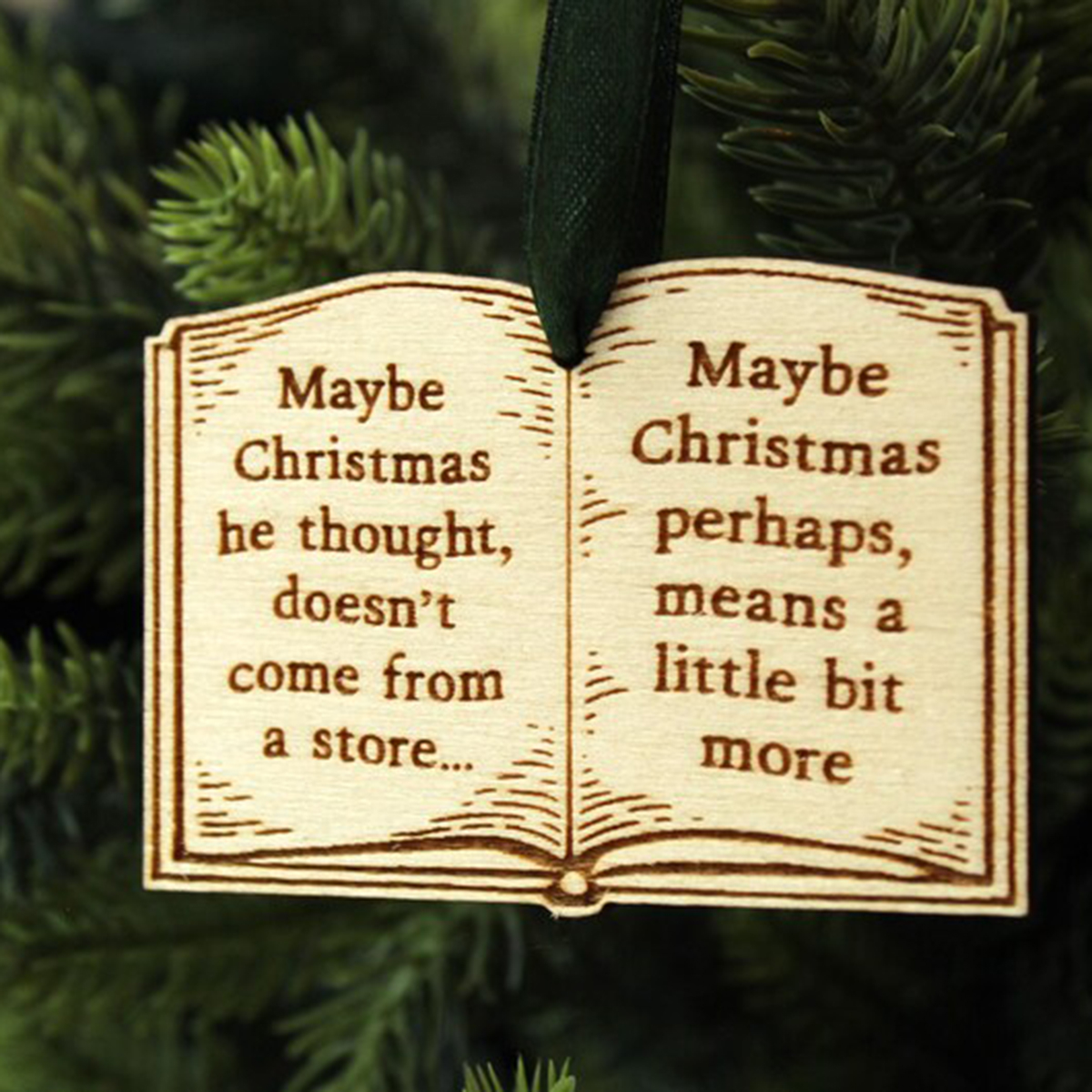 🔥LAST DAY SALE 49% OFF-The Grinch Book Christmas Ornament