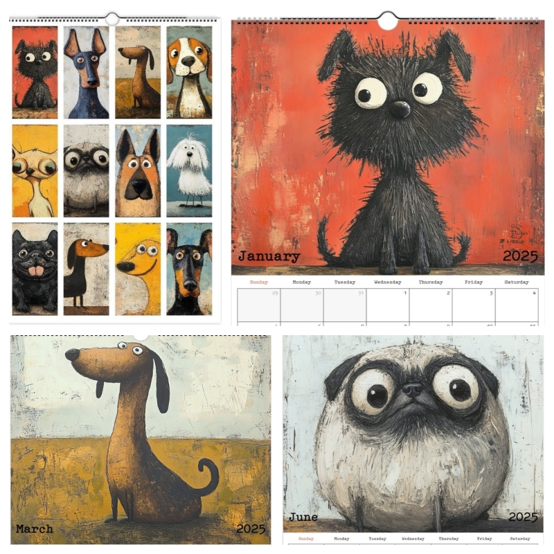 Funny Cute Dog Calendar