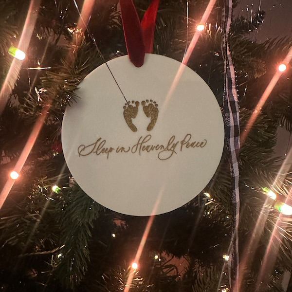 👼Baby Loss Christmas Sympathy Ornament🌺