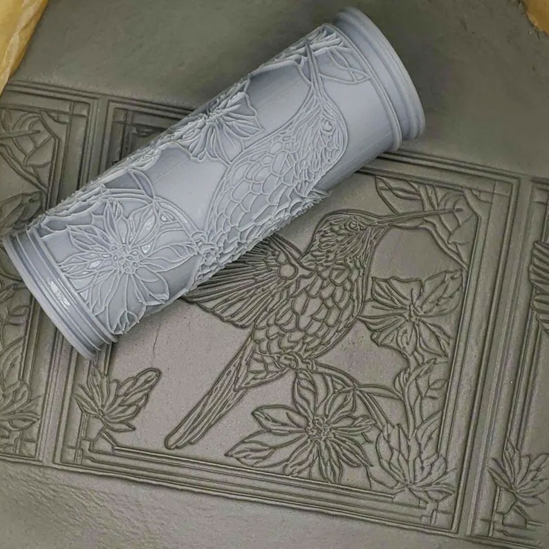 Clay Tile Roller - Owl