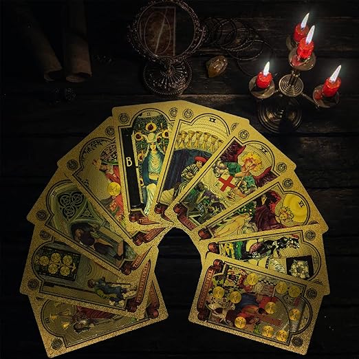 🔥Explore the Mystical World of Tarot Gold Foil Tarot