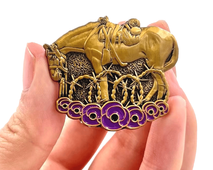 (🔥Father‘s Day Hat Sale -50%)War Horse Remembered Brooch