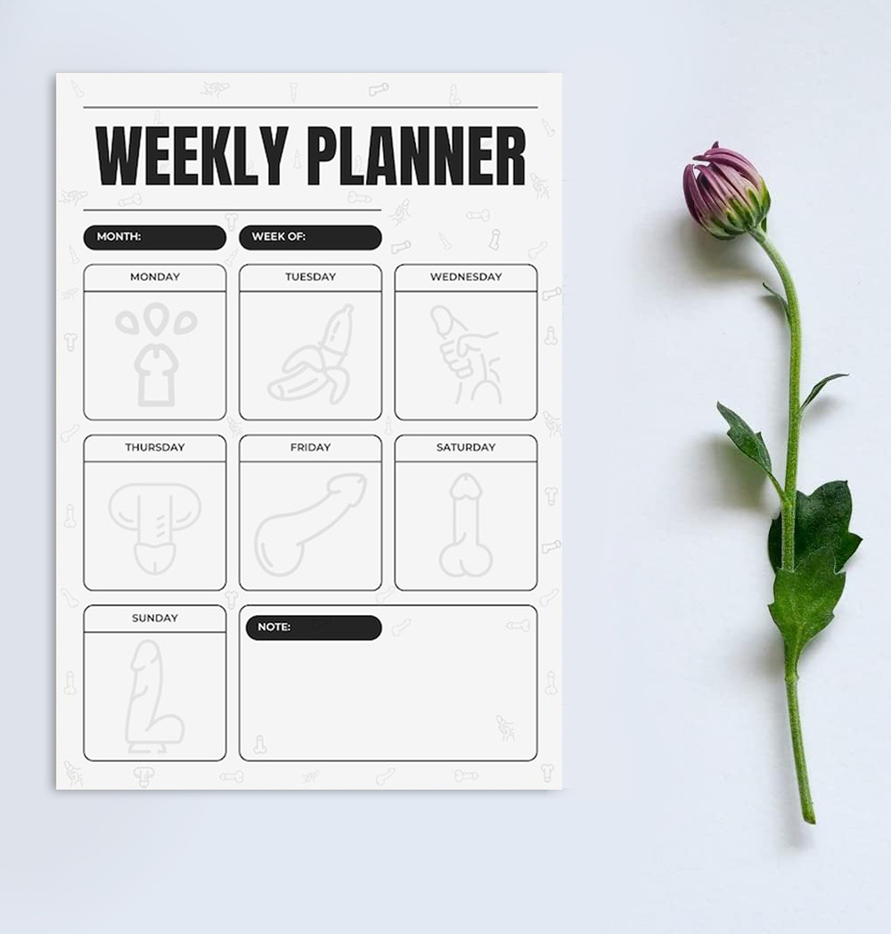 📝 Chicly Designed Weekly Tear-Out Planner