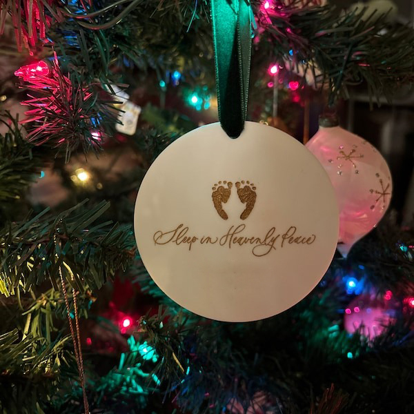 👼Baby Loss Christmas Sympathy Ornament🌺