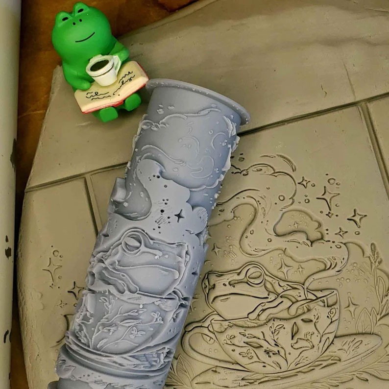 Clay Tile Roller - Owl