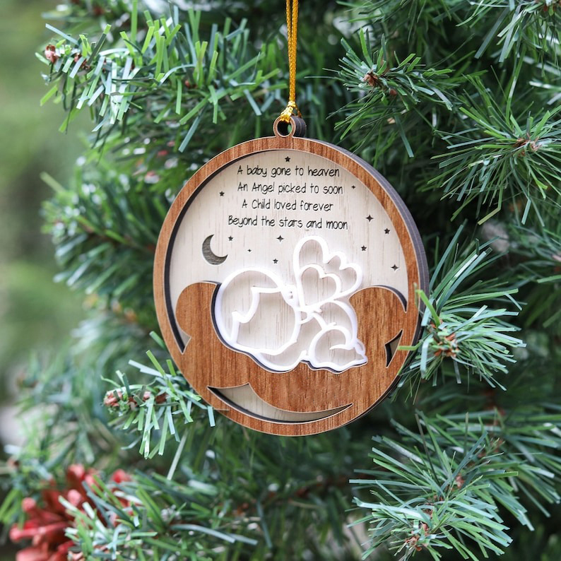 👼Baby Loss Christmas Sympathy Ornament🌺