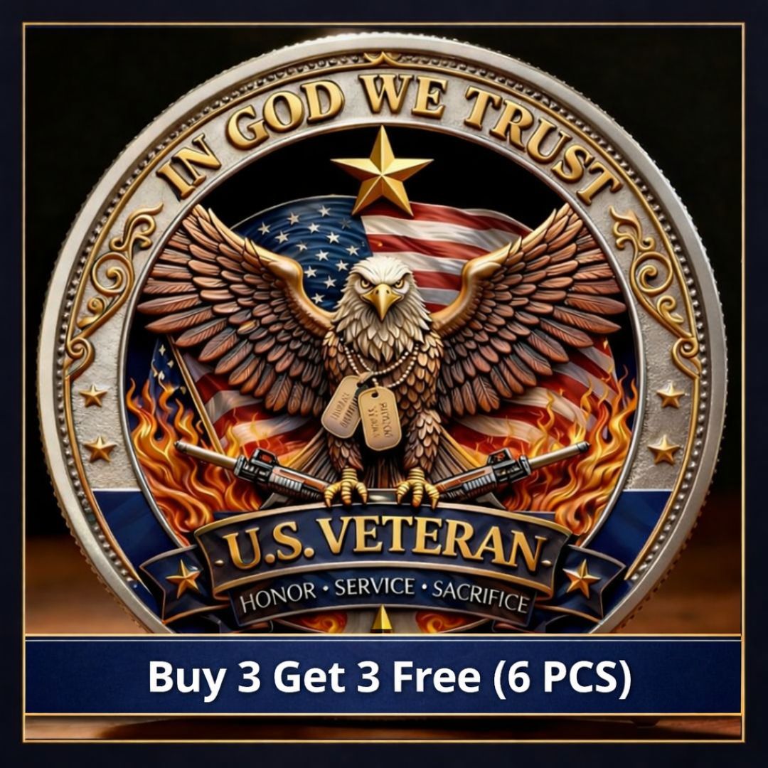 🔥Last Day 60% OFF 🔥 Honor America’s Heroes – 250 Years of Freedom Veteran Tribute Coin