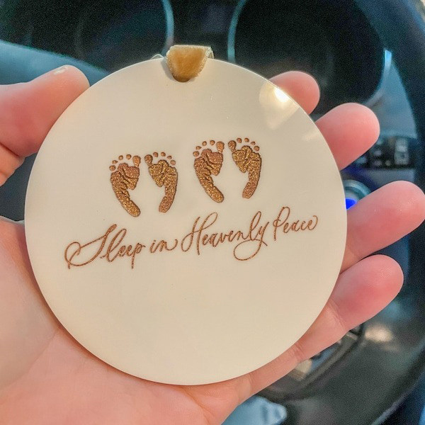 👼Baby Loss Christmas Sympathy Ornament🌺