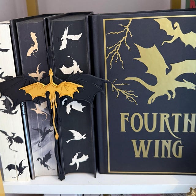 🐉📕Fourth Wing Double Dragon BOOK INSERT