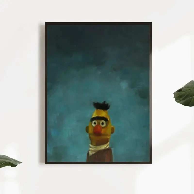 Print from original oil painting by LVP