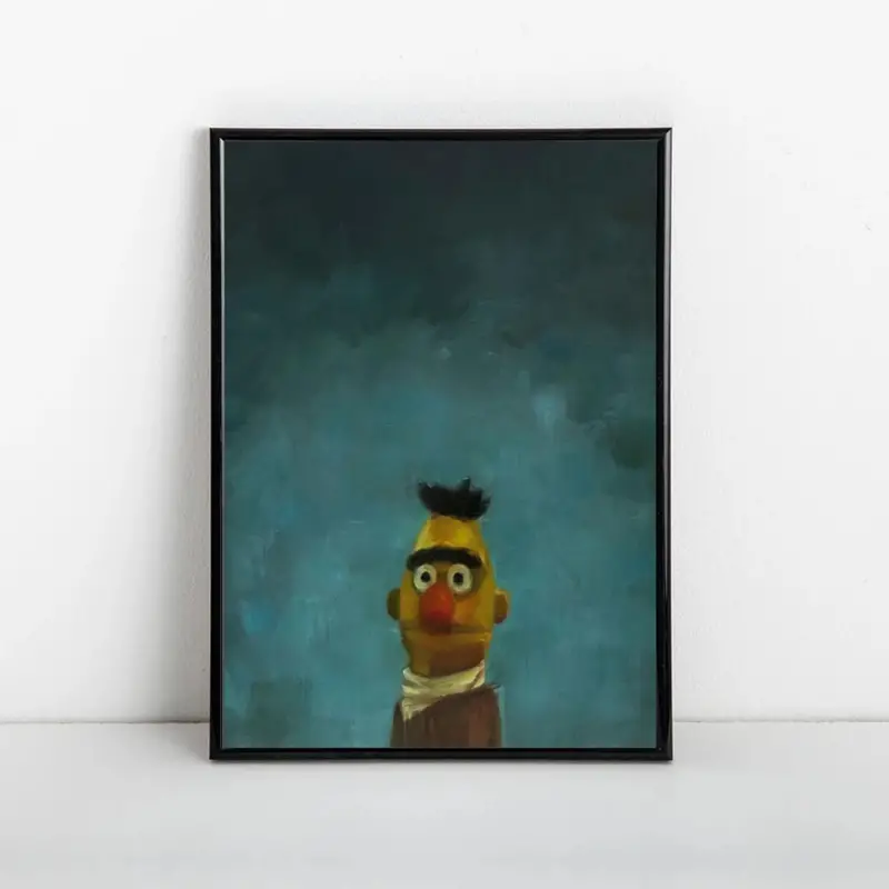 Print from original oil painting by LVP