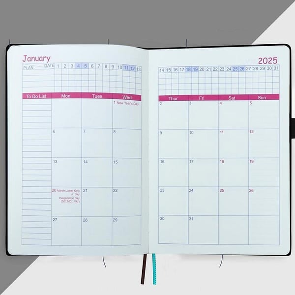 🔥2025 One Day One Page Daily Planner – Your Ultimate Gift Calendar🔥