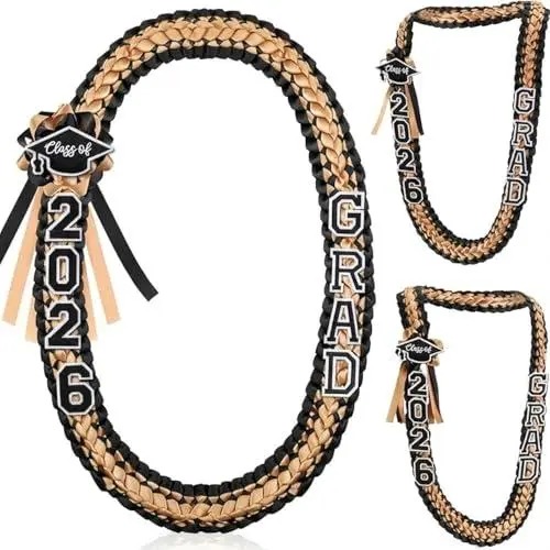 Lyrow Graduation Money Lei Class of 2026 Double Braided Lei Gift