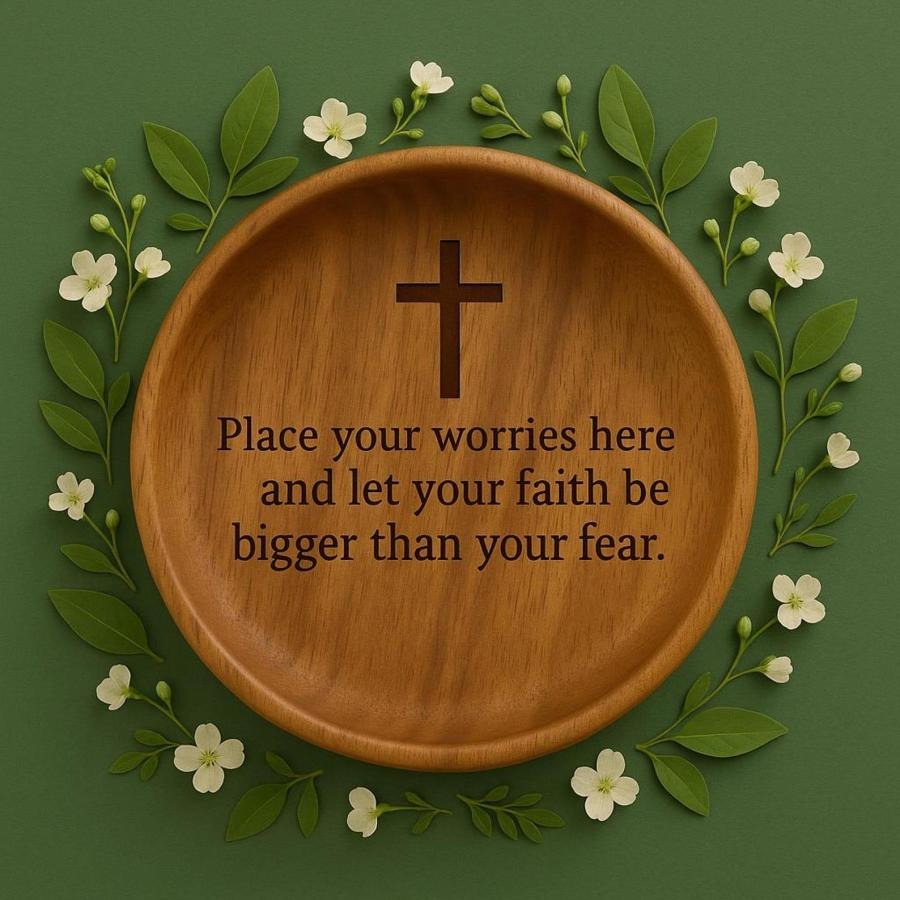 ✝️Wooden Prayer Bowl with