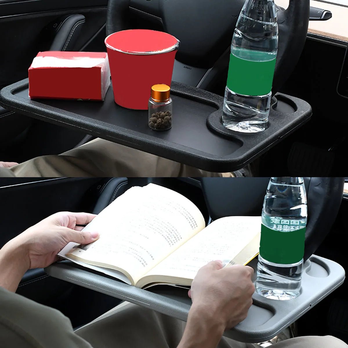 Newest Portable Car Table Steering Wheel Car Laptop Computer Desk Mount Stand Coffee Goods Tray Board Dining Table Holder
