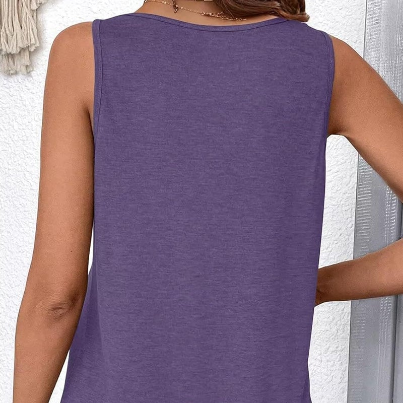 👚Women Sleeveless V-neck T-shirt