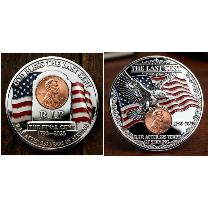 🏆Flash Sale 60% OFF - 🦅The Last Cent Commemorative Coin - Mirror Version