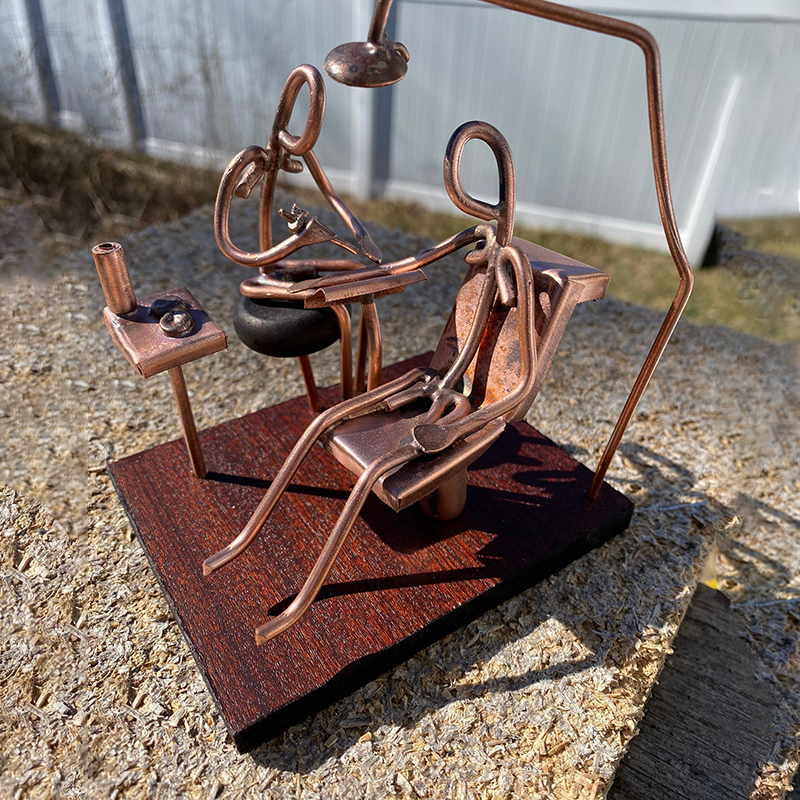 Copper Art Figurine