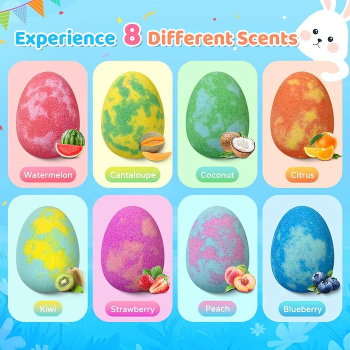 🐰🥚 BunnyBurst Surprise Bath Bombs for Kids