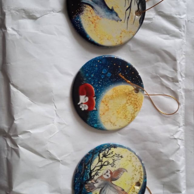 Stargazing-Animal Christmas Decorations