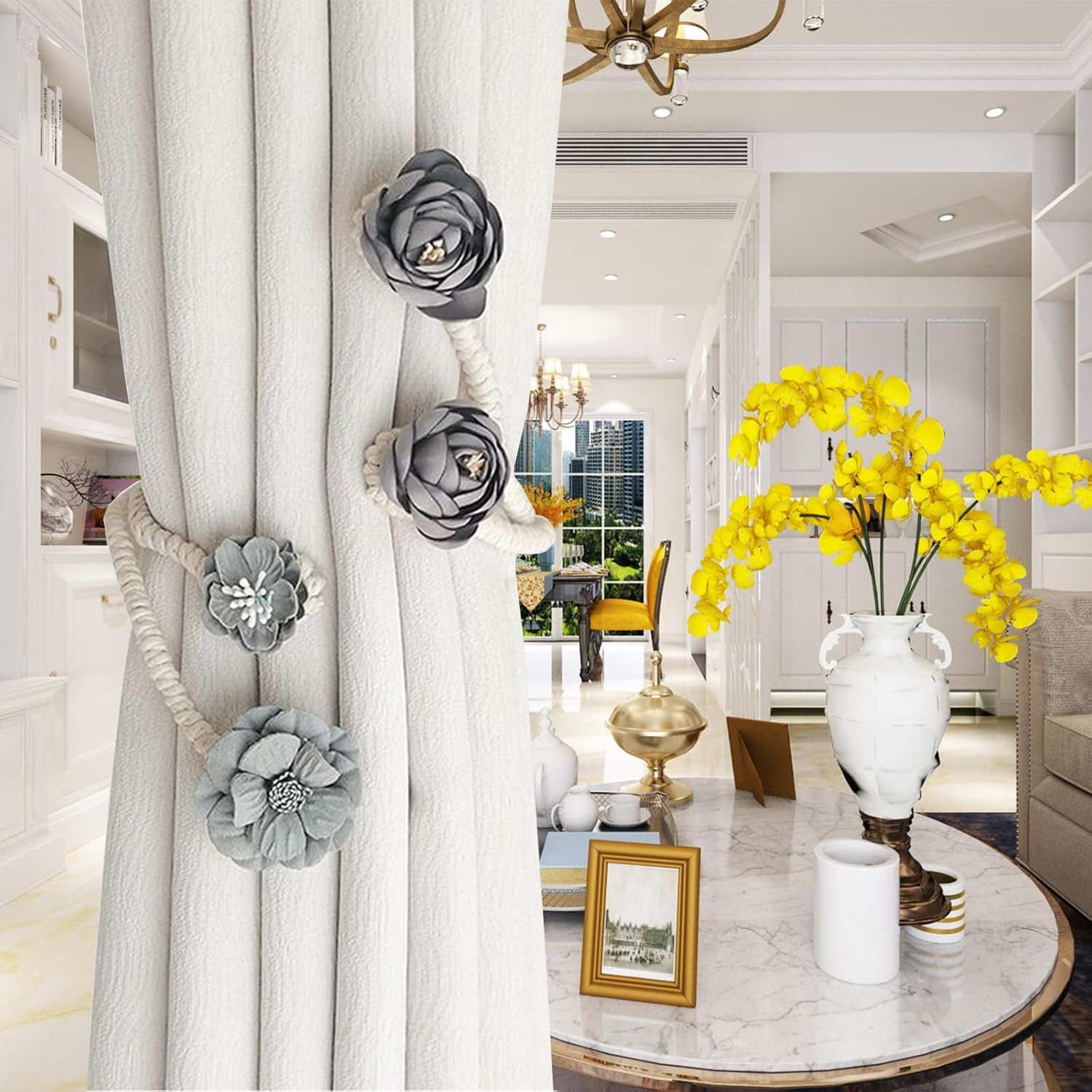 🔥Hot Sale 49% OFF🌸Curtain Tiebacks Clips