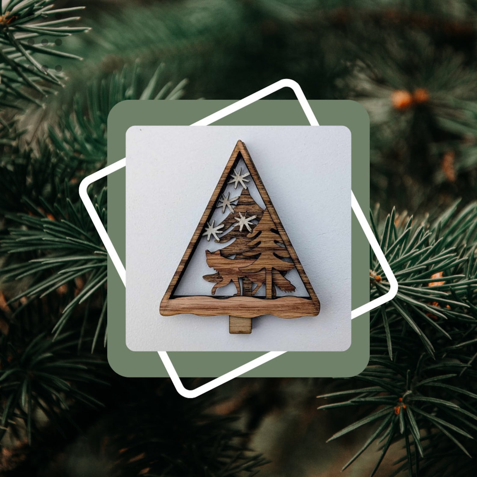 Wooden Animal Pendant