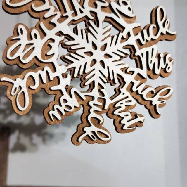 🤣Funny Sweary Snowflake Ornament❄🎄