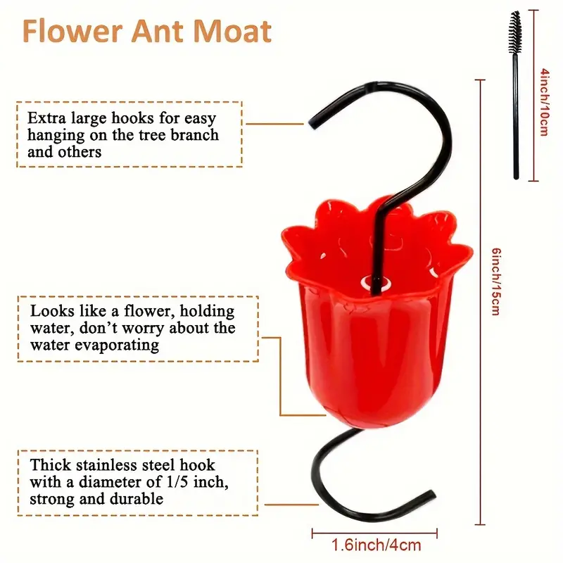 4pcs Ant Guard For Hummingbird Feeder Set