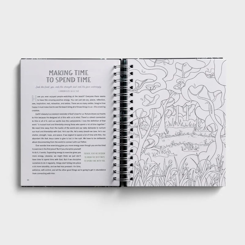➕️Be Still & Know: Devotional Coloring Book (Hardcover)