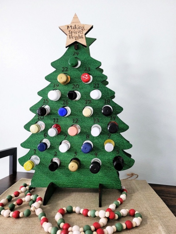 🎄Christmas Advent Calendar Mini Liquor Tree🍾🍾