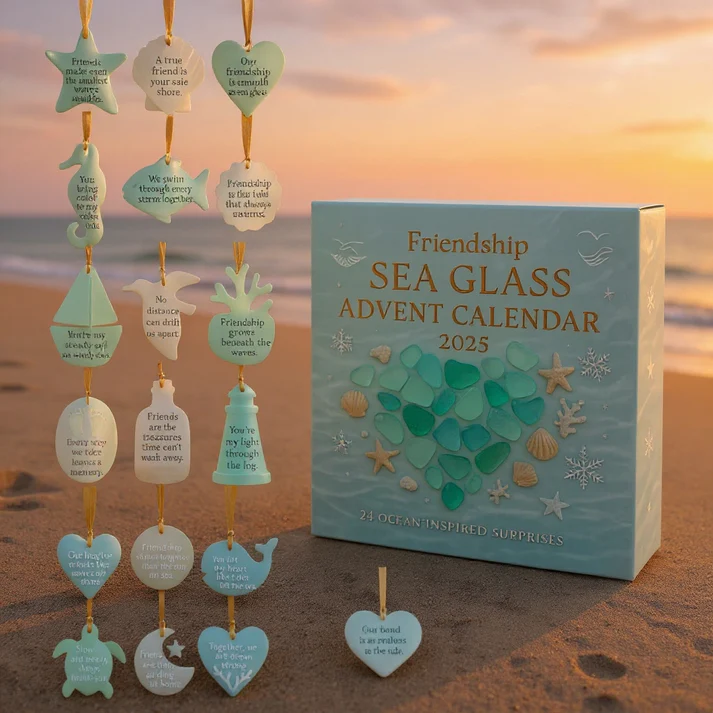 🌲Christmas Gift--🌊💙Friendship Sea Glass Advent Calendar 2025
