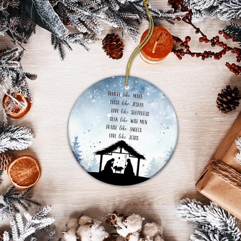 Nativity Christmas Ornaments 2024