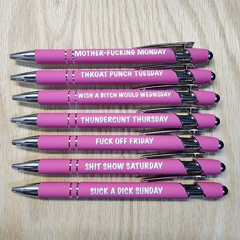 🎁FUNNY GIFT-A FUN SEVEN DAY MOOD PEN🖋️