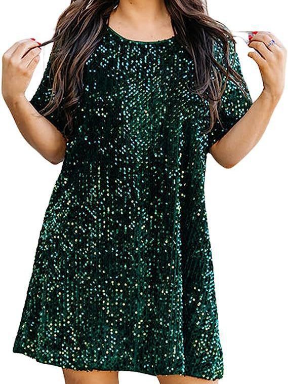 Last Day 49%-✨Sequin Baby Doll Dress