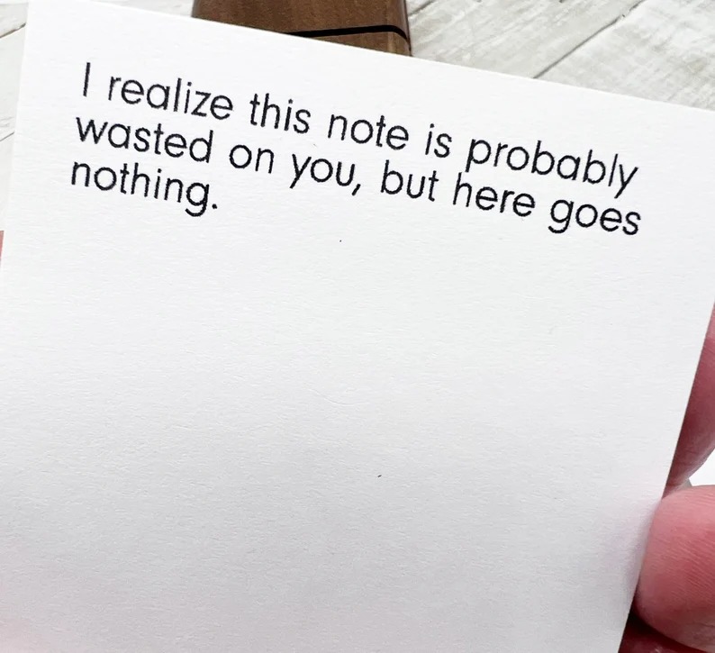 💝2023 CHRISTMAS GIFT - Fresh Outta Fucks Pad and Pen