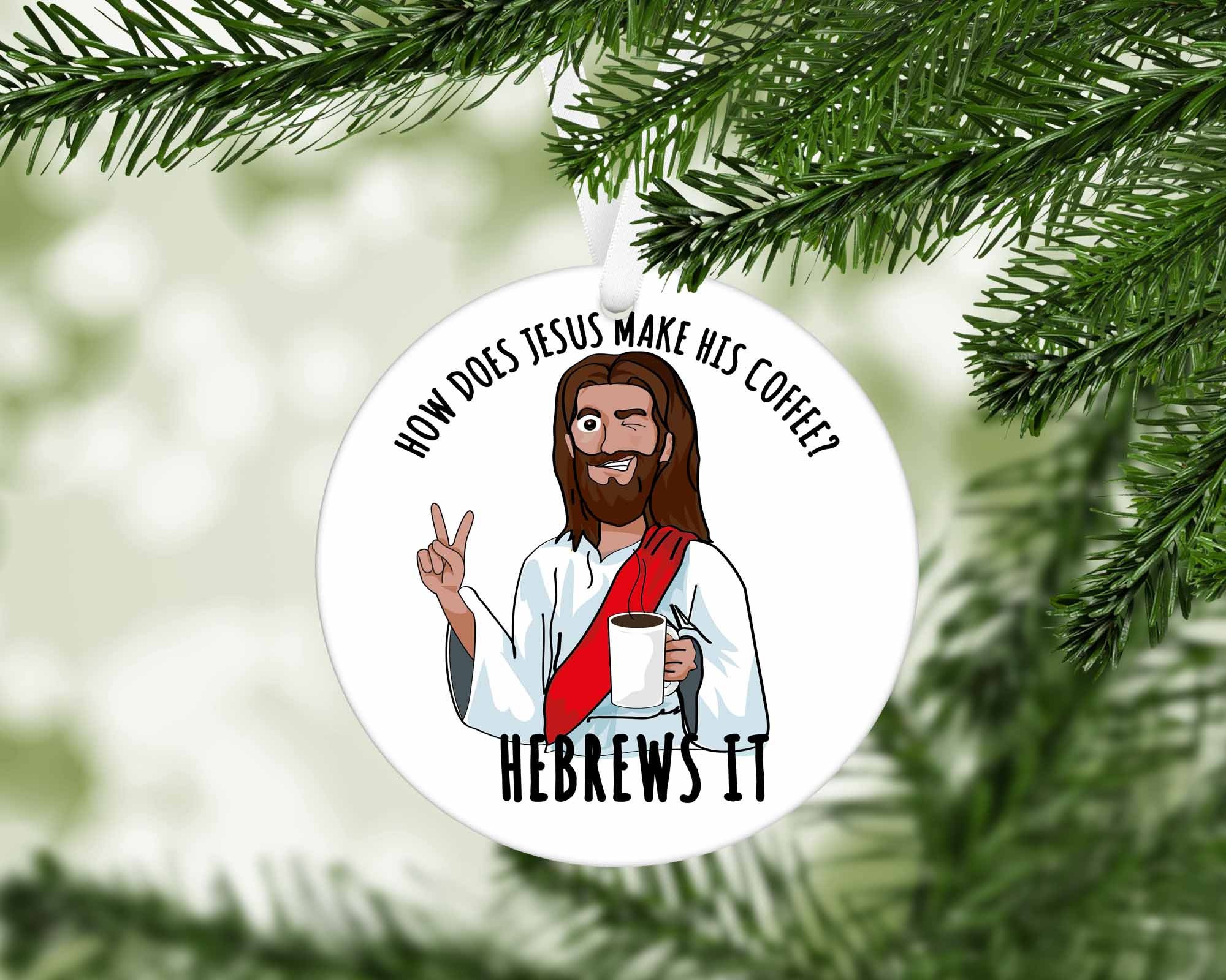 🤣 Birthday Bong Hits For Jesus Ornament👳♂️ 🤣 Birthday Bong Hits For Jesus Ornament👳♂️
