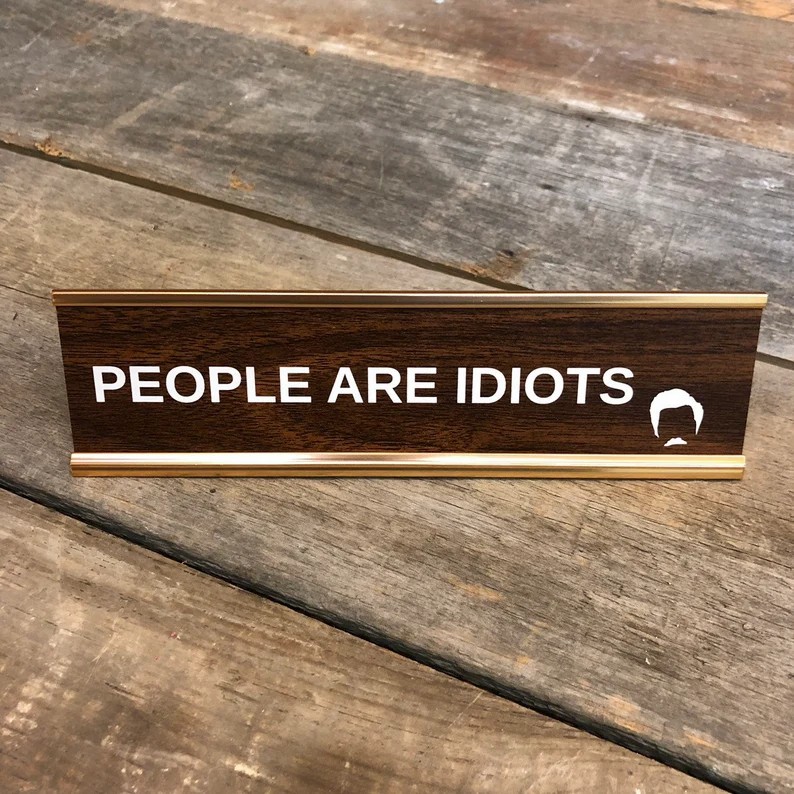 [Copy]🔥This Week's Special Offer 49% OFF - F'ER IN CHARGE OF YOU F'ING F'S DESK SIGN