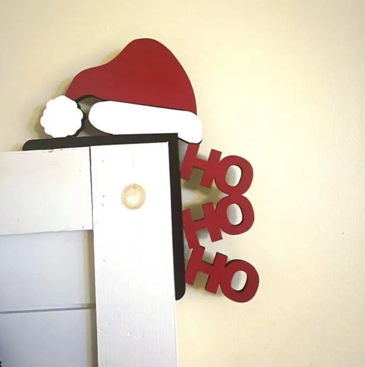 Christmas door corners