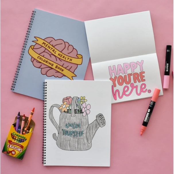 Mental Health Coloring Book (Spiral Bound)