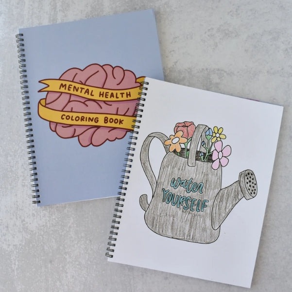 Mental Health Coloring Book (Spiral Bound)