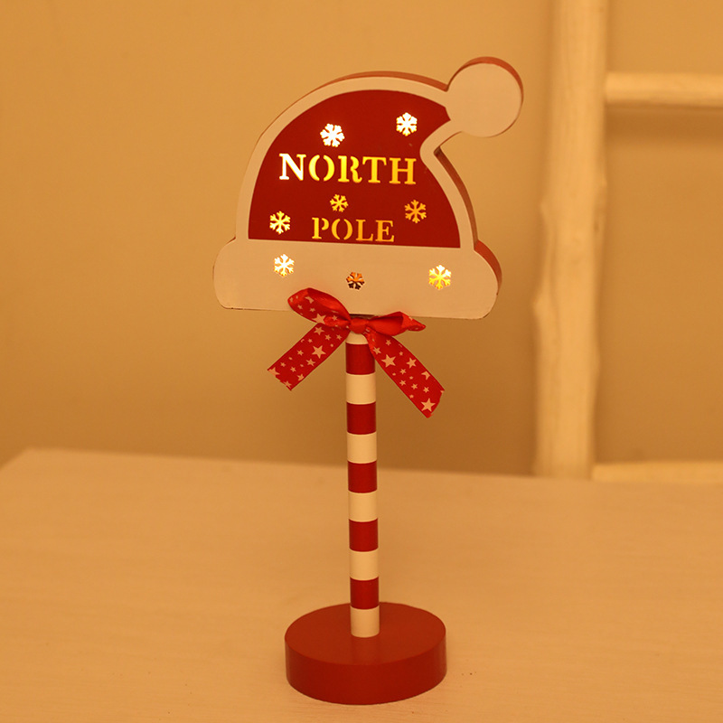 🎅Vintage Christmas Street Sign Light 💡