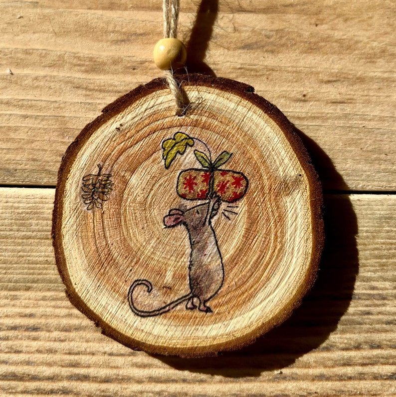 Wooden Hand-painted Christmas Decorations