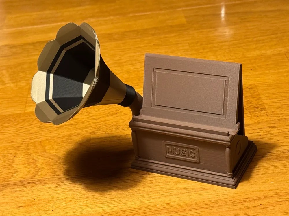 Phonograph Phone Holder
