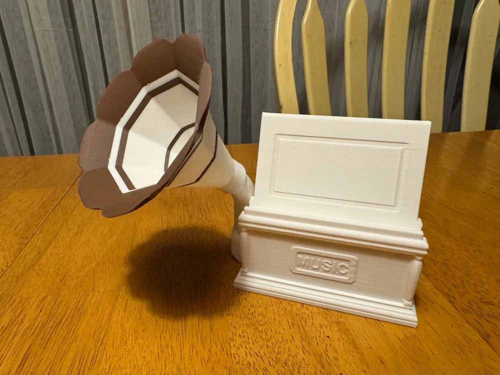 Phonograph Phone Holder