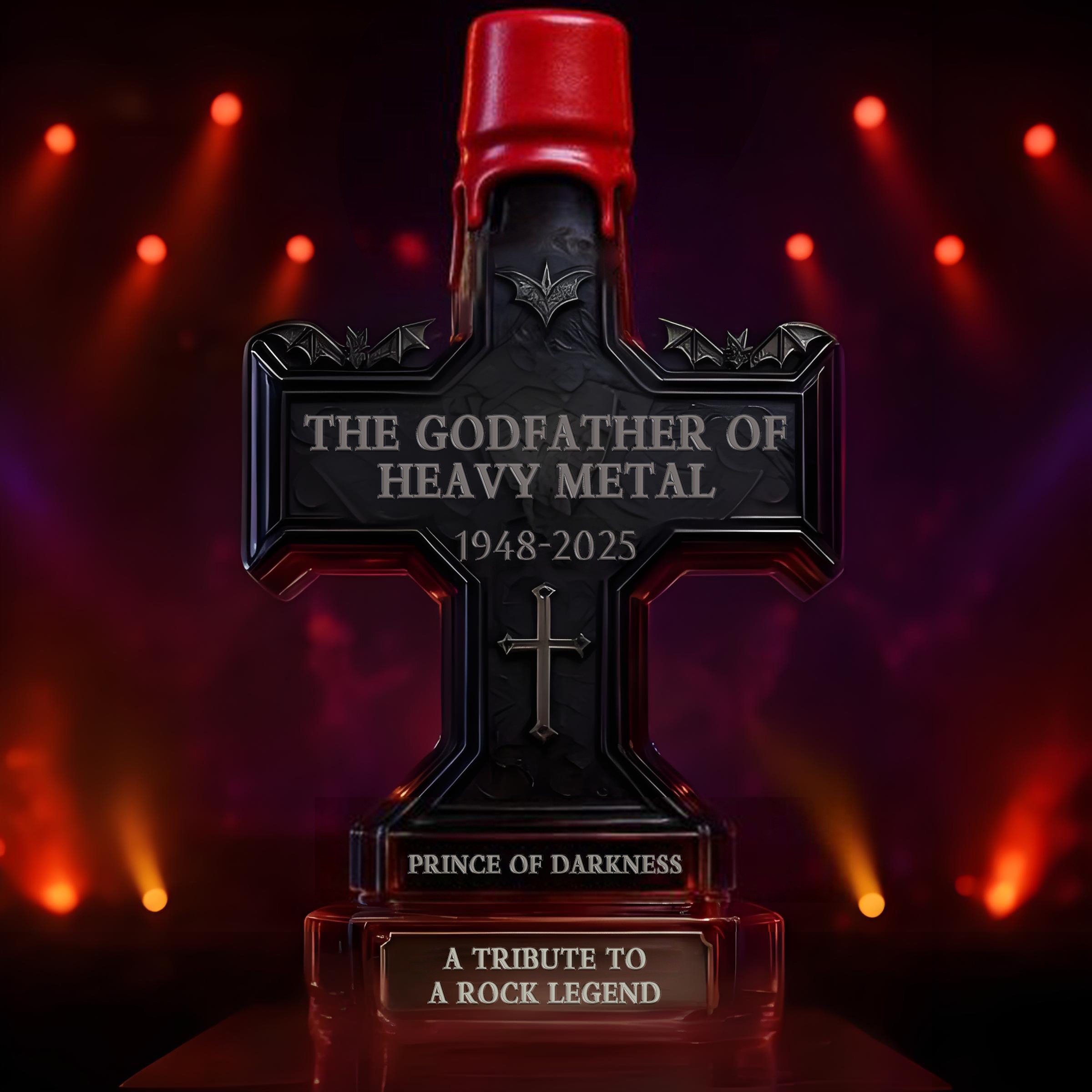 🕯️Ozzy Osbourne Final Tour Memorial Whiskey Bottle