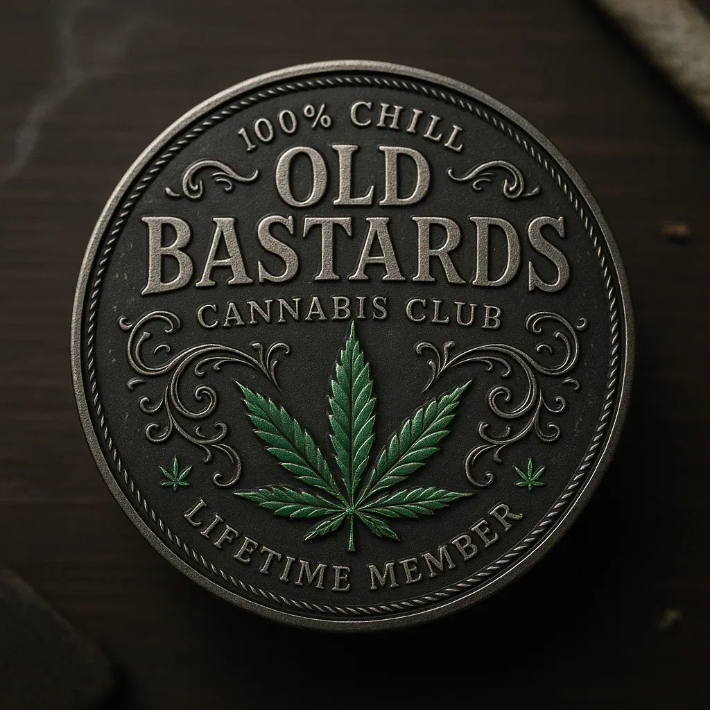 "Old Bastards Cannabis Club" Collector's Coin