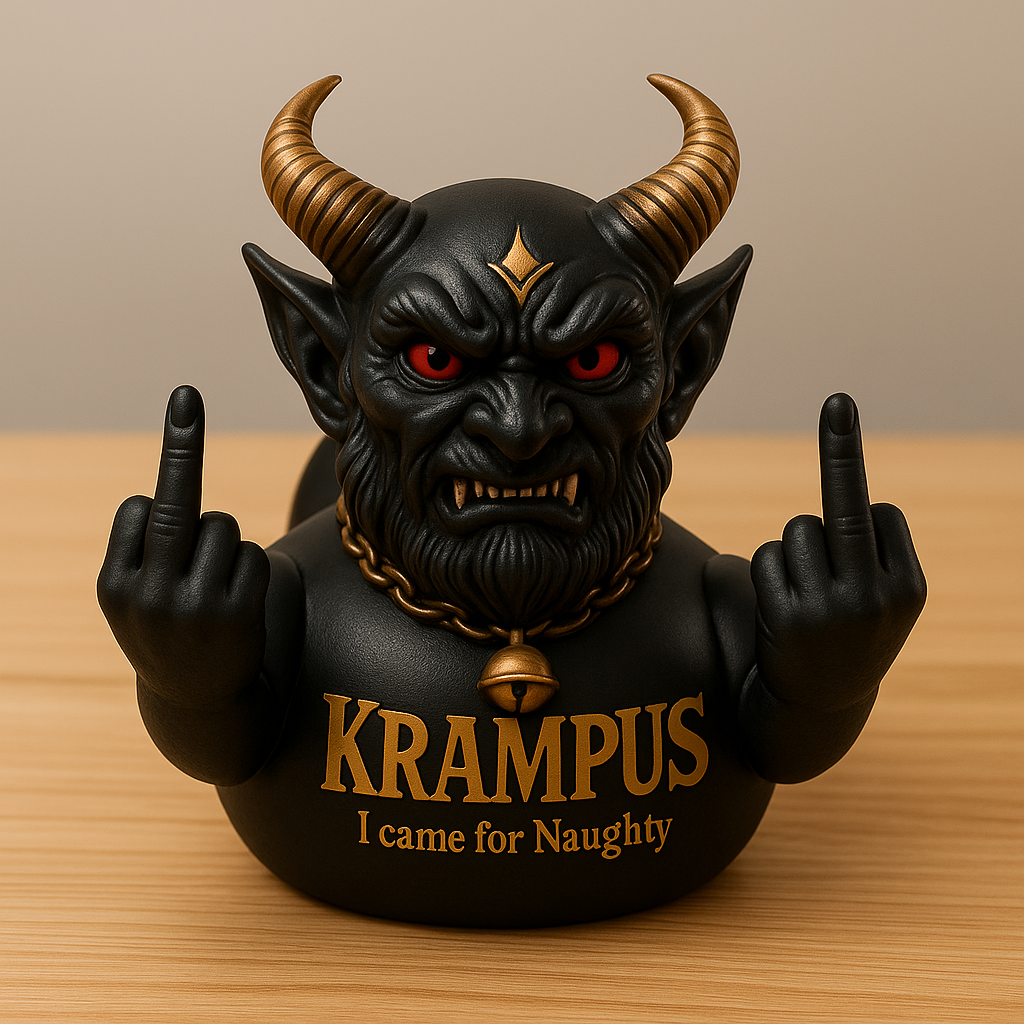 Devilish Middle Finger Duck