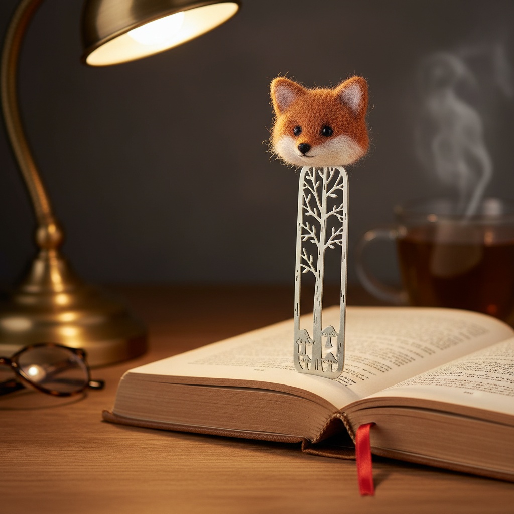 🔥 Hot Sale 🔥Felt animal head bookmarks❤
